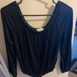 Off the shoulder blacktop